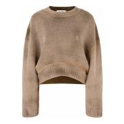 Beige Oversized Ull Kasjmirgenser