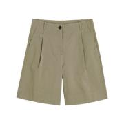 Økologiske Bermuda-inspirerte Beige Shorts