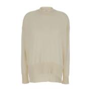 Hvit Cashmere Crew Neck Sweater