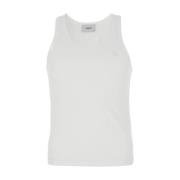 Hvit Logo Tank Top Lettvekt