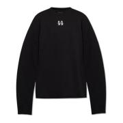 Sweatshirt med logo