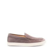 Taupe Semskede Flate Loafers