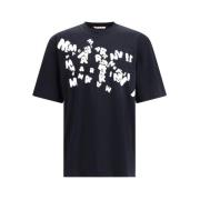 Ikonsik Monogram Print T-skjorte