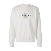 Logo Print Sweatshirt Lys Beige