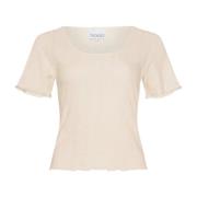 Pointelle Julietta Top - Ivory