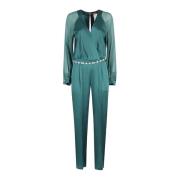 Sateng Jumpsuit med Silkeermer