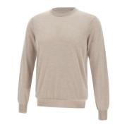 Taupe Crew Neck Sweater