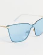 Calvin Klein cat eye sunglasses in blue