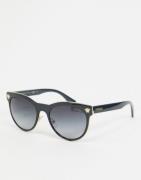 Versace 0VE2198 round sunglasses-Black