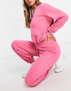 NA-KD organic cotton co-ord joggers pink