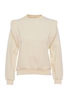 Sim Sweatshirt Cream Notes Du Nord