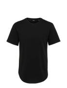 Onsmatt Longy Ss Tee Noos Black ONLY & SONS