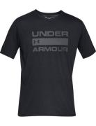 Ua Team Issue Wordmark Ss Black Under Armour
