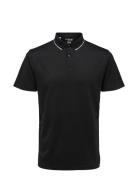 Slhleroy Ss Polo Noos Black Selected Homme