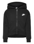Nike Club Fleece High-Low Full-Zip Hoodie Black Nike
