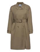 Horizon Trench Coat Green Minus