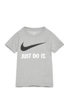 Nike Swoosh Just Do It Tee Grey Nike