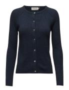 Wool & Cashmere Cardigan Blue Rosemunde