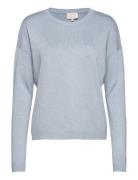 Elne Strik Pullover Blue Minus