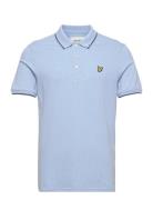 Tipped Polo Shirt Blue Lyle & Scott