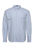 D1. Rel Oxford Stripe Bd Blue GANT