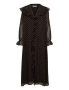 Jytta Long Dress Aop 12888 Black Samsøe Samsøe