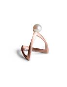 Pearl V Ring Pink Jane Koenig