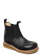 Booties - Flat - With Elastic Black ANGULUS