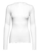 Silk T-Shirt White Rosemunde