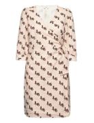 Objlicia 3/4 Wrap Dress 122 .C Patterned Object