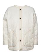 Anf Womens Outerwear Cream Abercrombie & Fitch