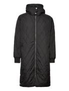 Ektraiw Hood Coat Black InWear