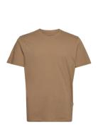 Slhaspen Ss O-Neck Tee Noos Brown Selected Homme