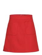 D1. Tp Jersey Pique Skirt Red GANT
