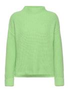 Slfselma Ls Knit T-Neck Green Selected Femme