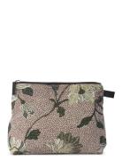 Cosmetic Bag Flower Linen Patterned Ceannis