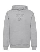 Hoodie Falun Local Planet Grey Melange Grey DEDICATED