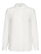 Vilucy Button L/S Shirt - White Vila