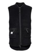 Fleece Vest Recycled Black Resteröds