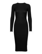 Karlina O-Neck Ls Dress Black NORR