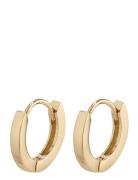 Arnelle Huggie Hoop Earrings Gold Pilgrim