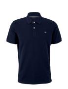 Basic Polo With Contrast Navy Tom Tailor