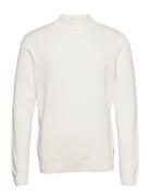 Jjebasic Knit Mock Neck White Jack & J S