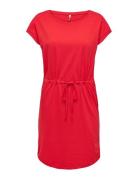 Onlmay S/S Dress Noos Red ONLY