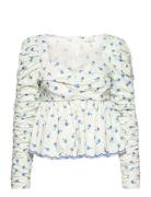 Francesca Blouse White Notes Du Nord