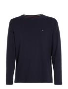 Stretch Extra Slim Fit Long Sleeve Tee Navy Tommy Hilfiger