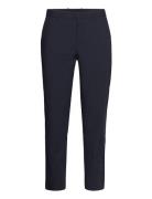 Tapered Fit Stretch Trousers Navy Mango