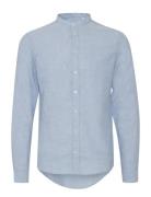 Cfanton 0053 Cc Ls Linen Mix Shirt Blue Casual Friday