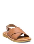 Sandals - Flat - Open Toe - Op Brown ANGULUS