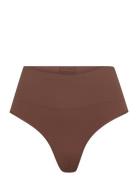 Ecocare Seamless Shaping Thong Brown Spanx
